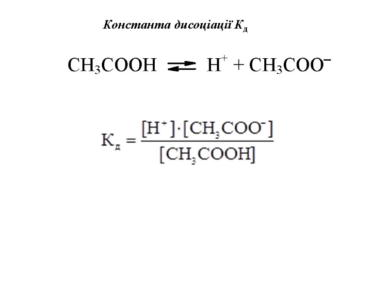 Константа дисоціації Кд